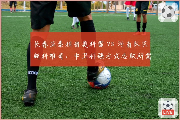 长春亚泰租借奥科雷 vs 河南队买断科维奇,中卫补强方式各取所需